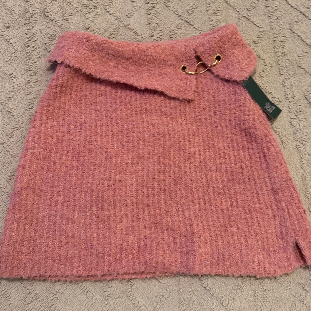 Wild Fable Pink Textured Skirt